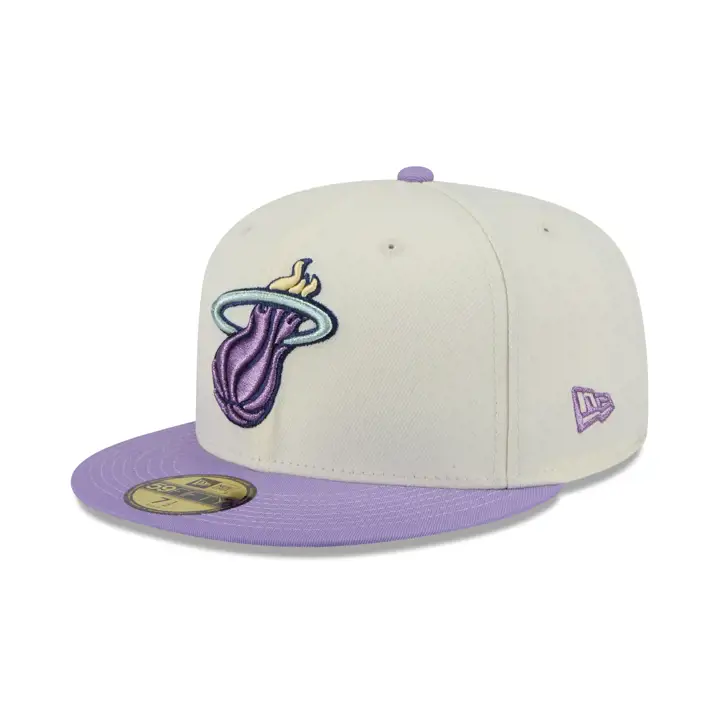 Miami Heat NBA Color Pack 59FIFTY Argent/Violet/Gris