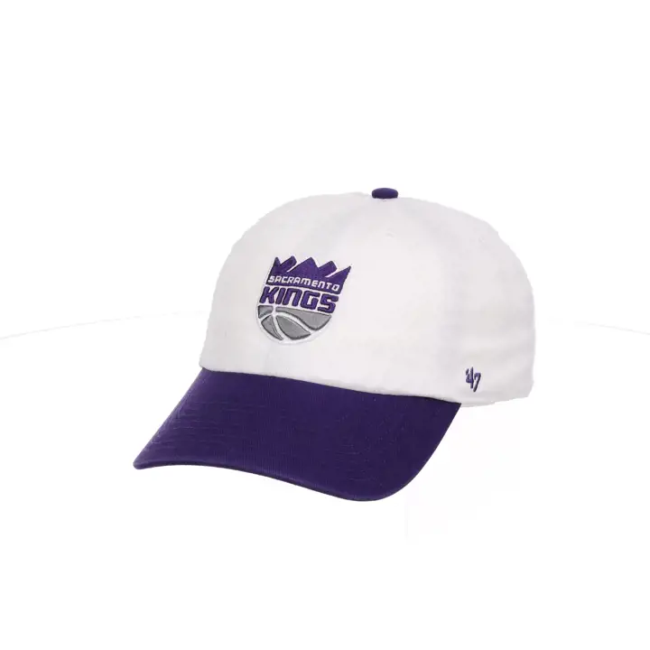 Sacramento Kings NBA '47 White 2T Clean Up BLA/VIO