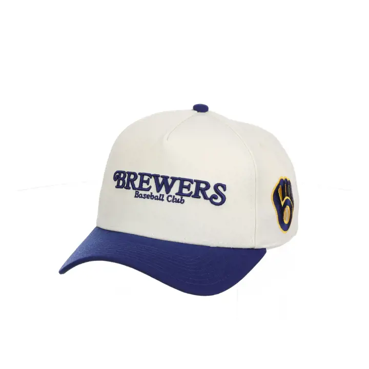 MILWAUKEE BREWERS MLB Ensemble casquette de baseball Pro Pinch BLANC/BLEU MARINE