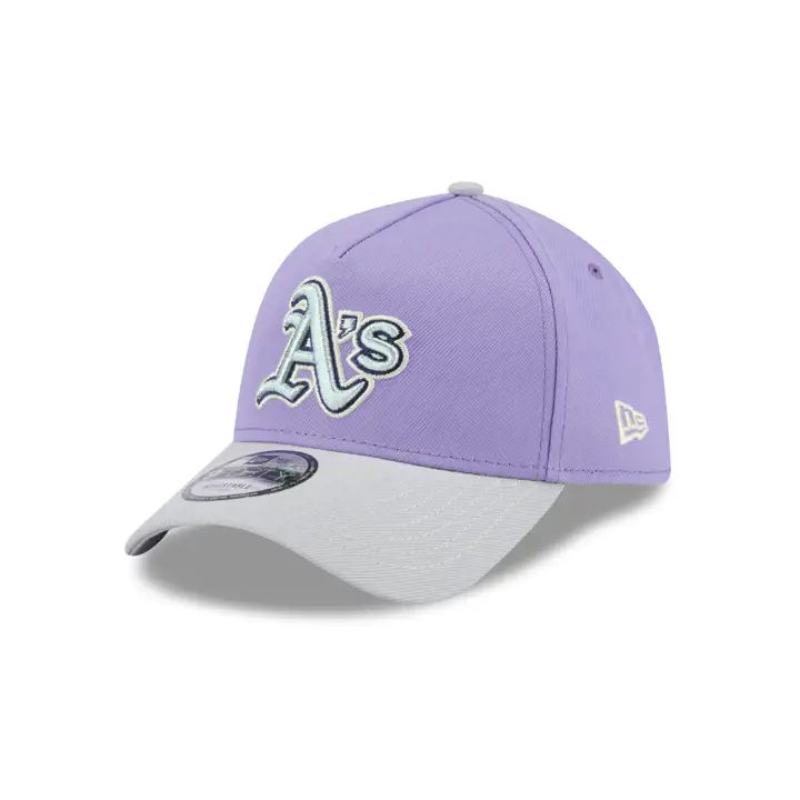 CASQUETTE AF9FORTY OAKLAND ATHLETICS MLB SP25 COLOR PACK BLANC/BLEU MARINE
