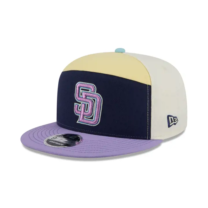 SAN DIEGO PADRES MLB SP25 PACK DE COULEURS SP9FIFTY MARINE/JAUNE/VIOLET