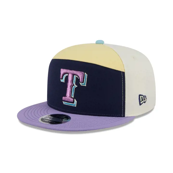 CASQUETTE AJUSTÉE TEXAS RANGERS MLB SP25 COLOR PACK SP9FIFTY MARINE/JAU/VIO
