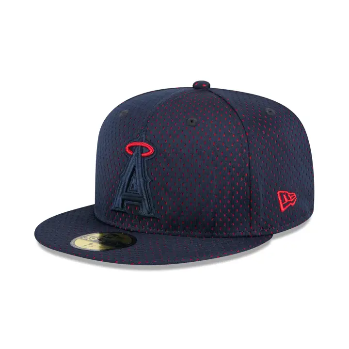 CASQUETTE 59FIFTY MLB OTC MESH POP DES ANAHEIM ANGELS ROUGE