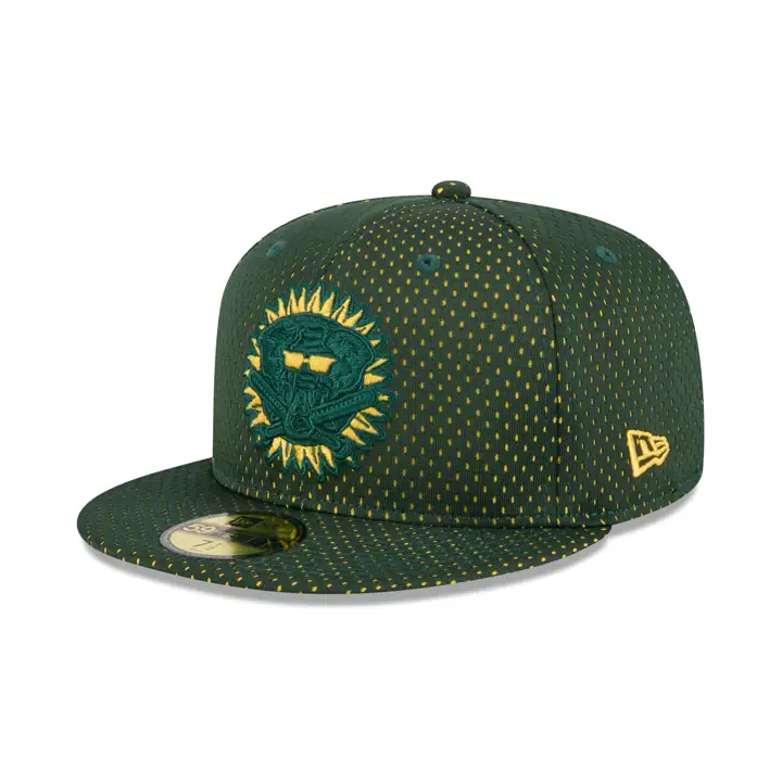 OAKLAND ATHLETICS MLB OTC MESH POP 59FIFTY DKGRN
