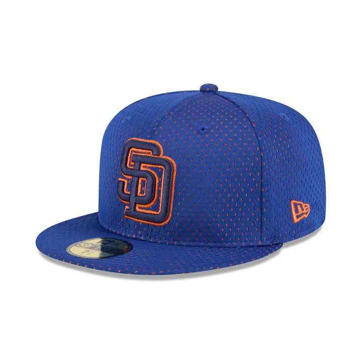 SAN DIEGO PADRES MLB CASQUETTE EN MAILLE OTC POP 59FIFTY MARRON