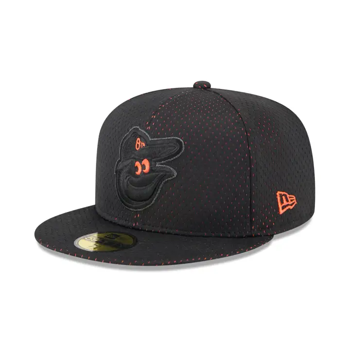 CASQUETTE BALTIMORE ORIOLES MLB BLACKOUT MESH POP 59FIFTY BLK