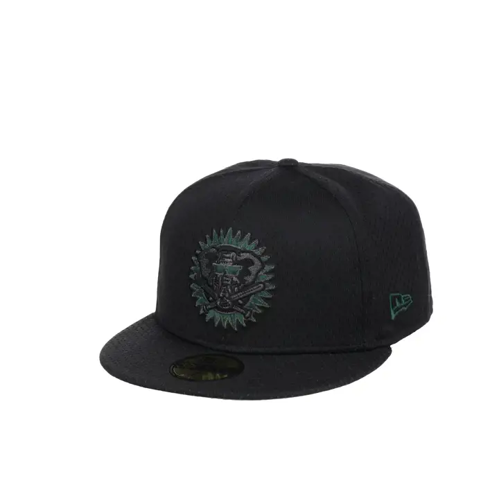 Casquette Oakland Athletics MLB Blackout Mesh Pop 59FIFTY Noire