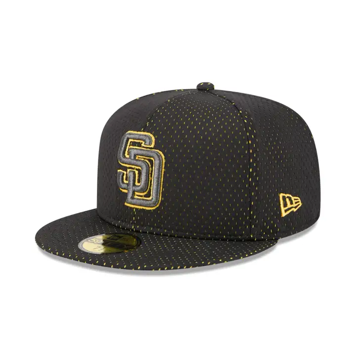 CASQUETTE MLB 59FIFTY POP MESH BLACKOUT SAN DIEGO PADRES NOIRE