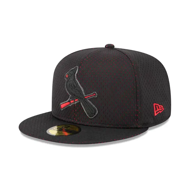 ST. LOUIS CARDINALS MLB BLACKOUT MESH POP 59FIFTY NOIR