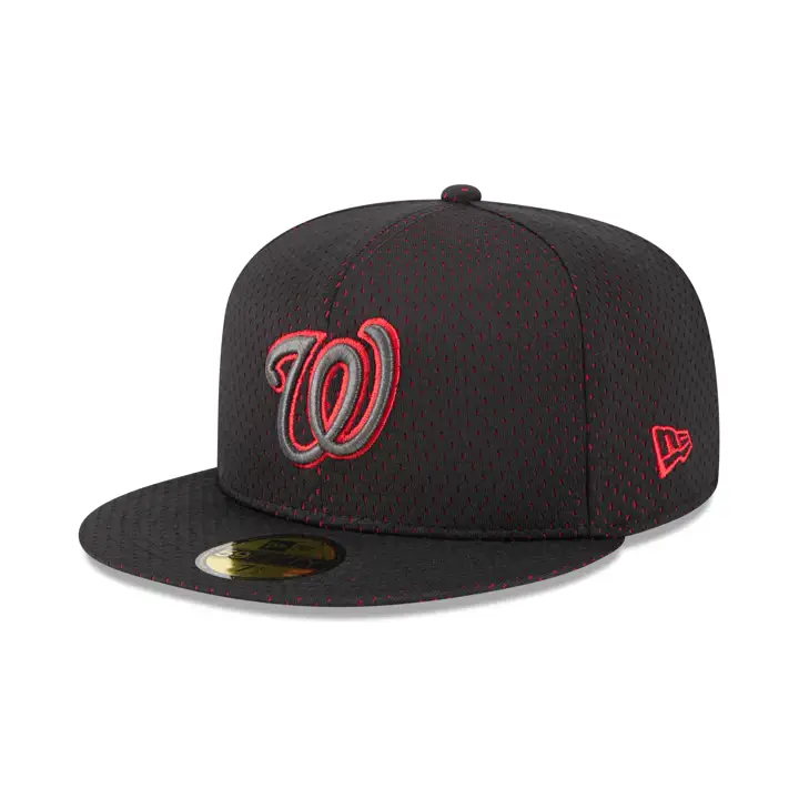 CASQUETTE 59FIFTY POP MESH BLACKOUT MLB DES WASHINGTON NATIONALS NOIRE