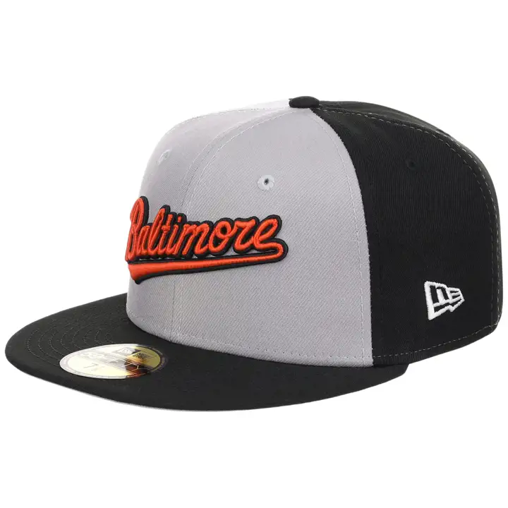 Casquette 59FIFTY MLB LHD Orioles Pinwheel gris/gris/gris