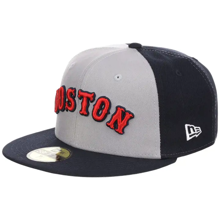 Red Sox MLB LHD Jersey Pinwheel 59FIFTY  Gris/marine/gris