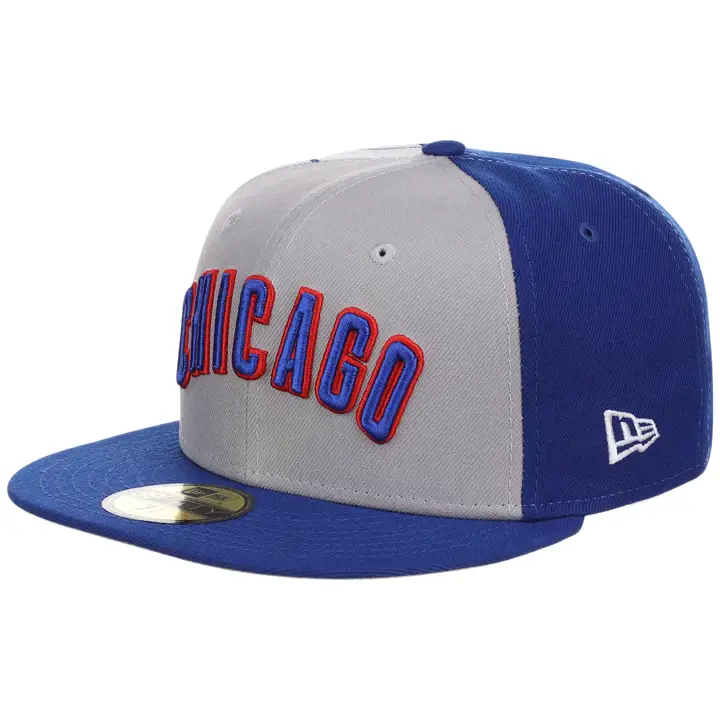 Cubs MLB Maillot GAUCHER Pinwheel 59FIFTY g/b/g