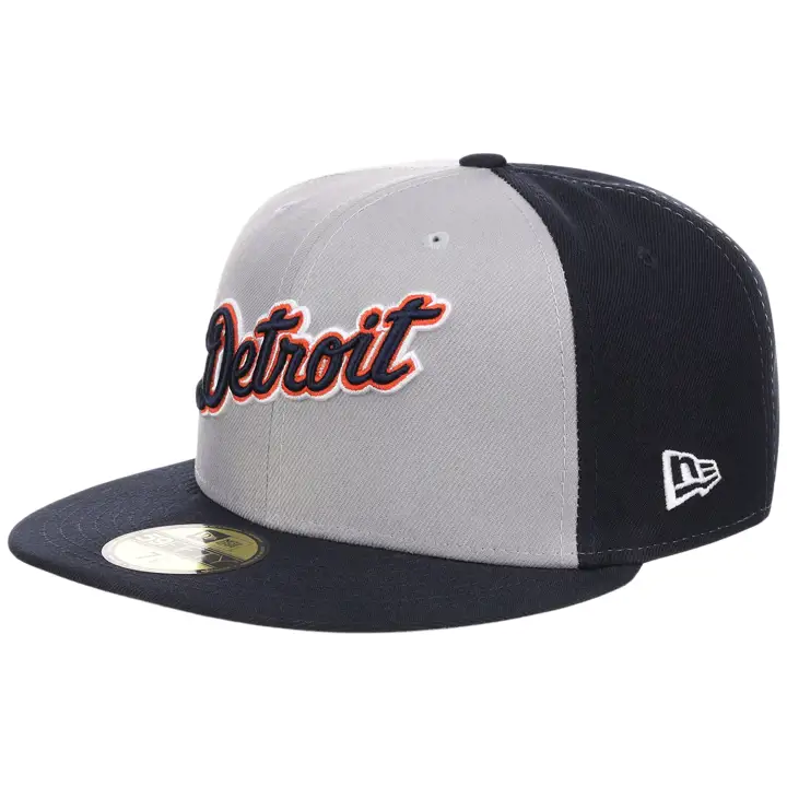 Detroit Tigers MLB LHD Jersey Pinwheel 59FIFTY Gris/marine/gris