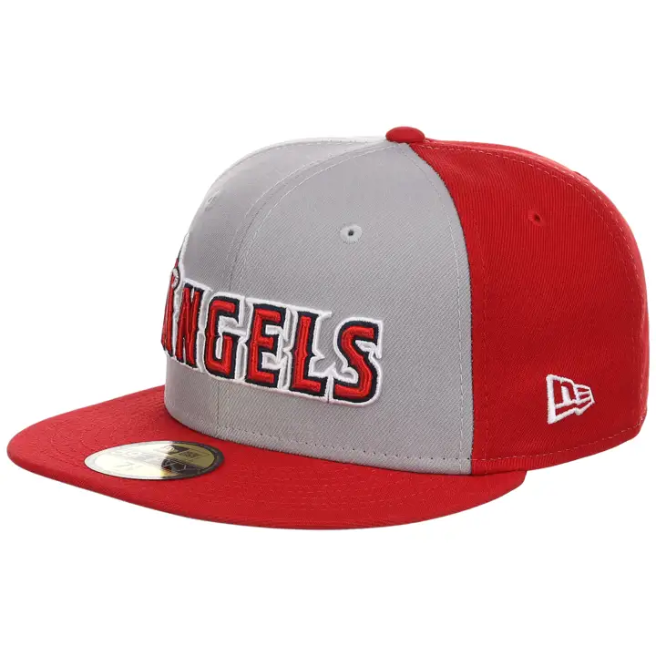 Anaheim Angels MLB LHD Casquette 59FIFTY Pinwheel Gry/rouge/gry