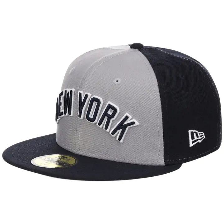 NY Yankees MLB LHD Jersey Pinwheel 59FIFTY  Gris/marine/gris