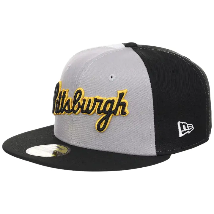Casquette 59FIFTY Piraterie MLB LHD Pinwheel Grise/Noire/Grise