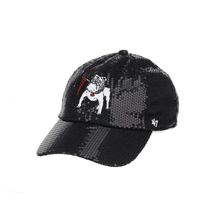 Casquette Clean Up Georgia Bulldogs NCAA Dazzle Femme Noire