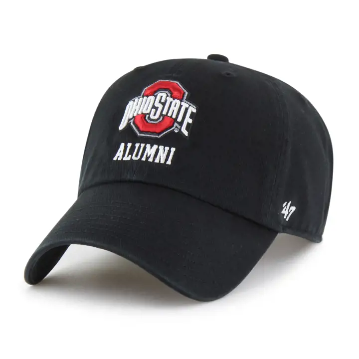 Casquette brodée Ohio State Buckeyes NCAA Alumni Clean Up Noire