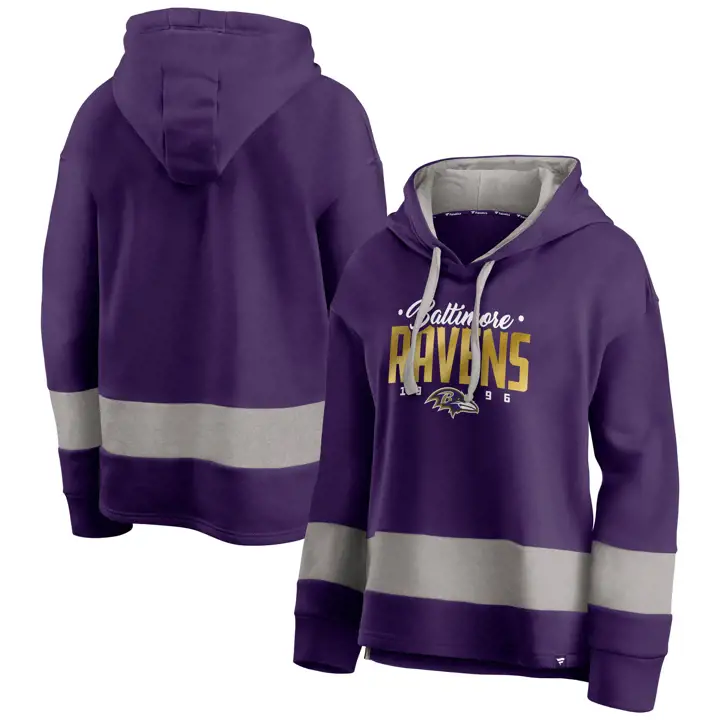 Baltimore Ravens NFL Femme Colorblock POH pourpre