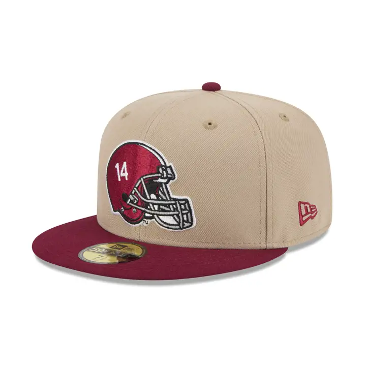 Alabama Crimson Tide LHD CFB BOWL 59FIFTY BEIGE/ROUGE/GRIS