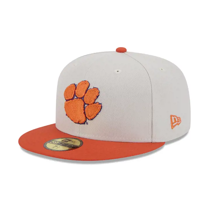 Clemson Tigers LHD CFB BOWL 59FIFTY Stone/ORANGE/GRIS