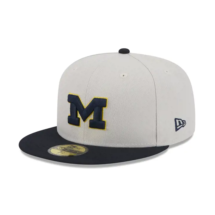Michigan Wolverines LHD CFB BOWL 59FIFTY Pierre/BLEU MARINE/GRIS
