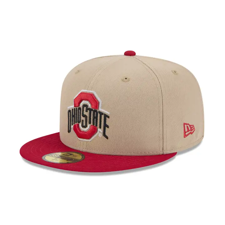 Ohio State Buckeyes LHD CFB BOWL 59FIFTY TAN/RED/GRY