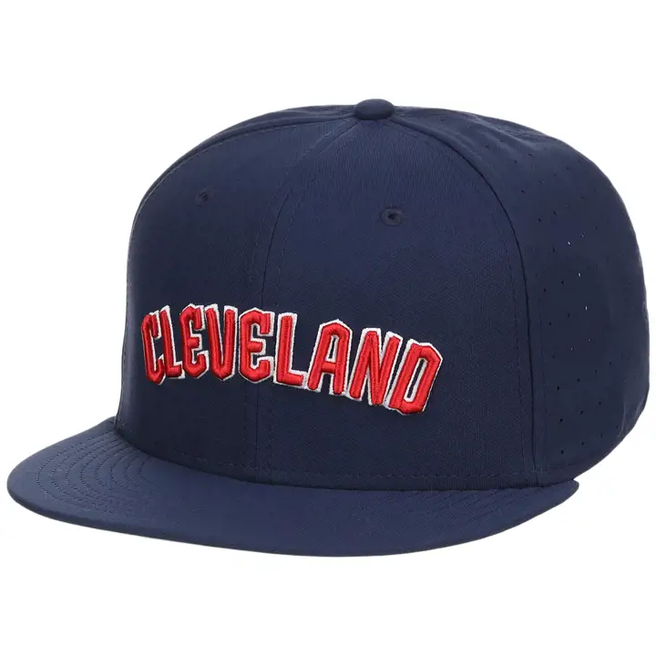 Cleveland Cavaliers MLB GAUCHE Nike Réplique Ajustée Marine/GRI