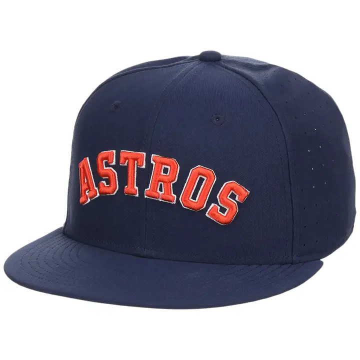 Houston Astros MLB GAUCHER Nike Réplique Ajusté Bleu Marine/GRI
