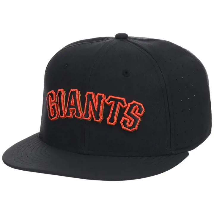 San Francisco Giants MLB GAUCHER Nike Réplique Ajustée NOIR/GRIS