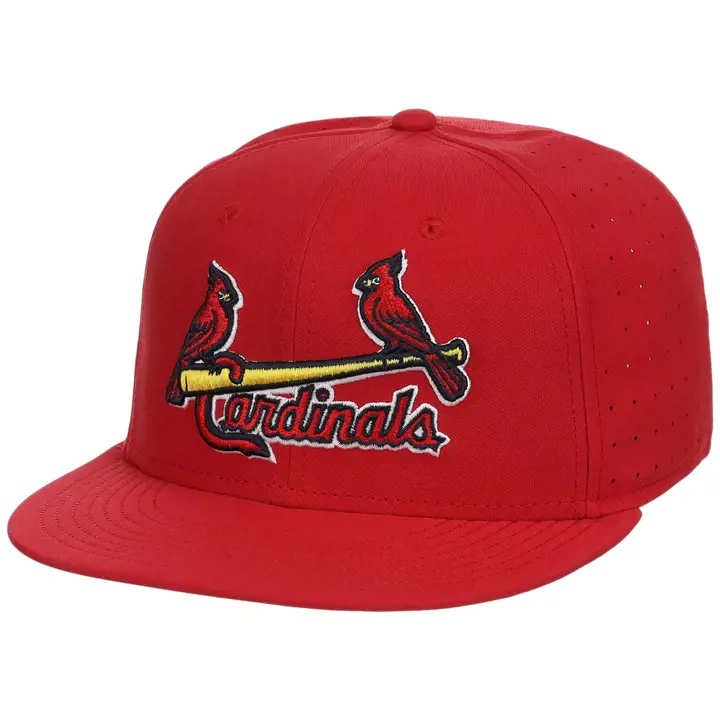 Casquette ajustée réplique Nike LHD MLB des Cardinals de St. Louis, rouge/gris