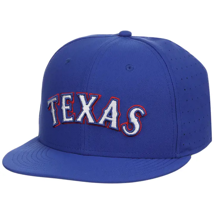 Texas Rangers MLB LHD Nike Replica Ajusté Bleu/Gris
