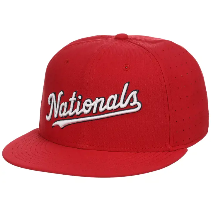 Washington Nationals MLB LHD Nike Replica Ajusté Marine/GRIS