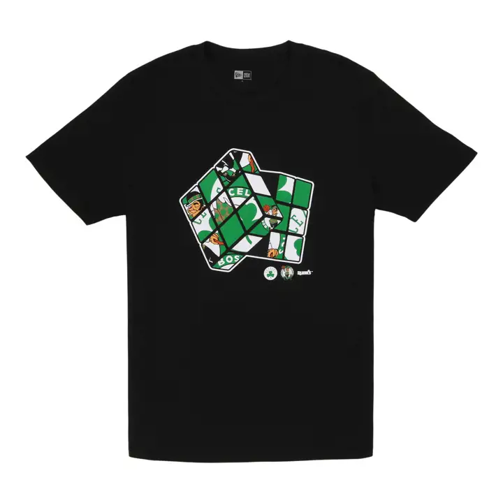 T-shirt Boston Celtics NBA Rubik's noir