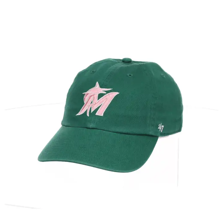 Casquette Miami Marlins MLB Green Watermelon '47 Clean Up KGRN