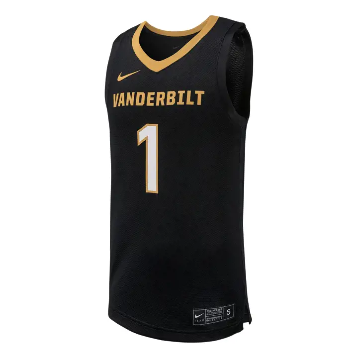 Maillot de basket-ball réplique NCAA Vanderbilt Commodores Noir