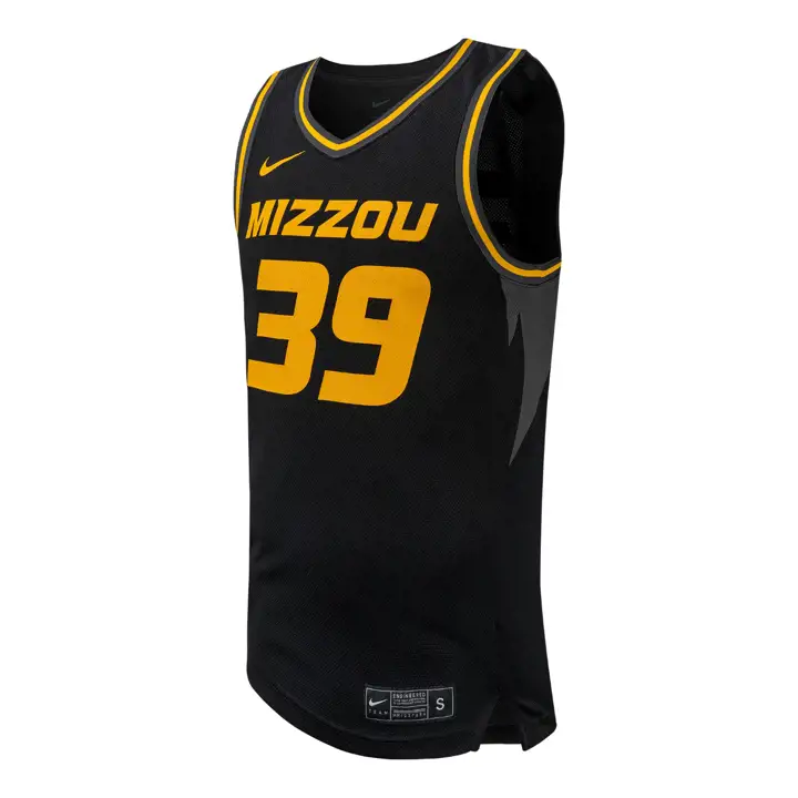 Maillot de basketball réplique NCAA Missouri Tigers Noir