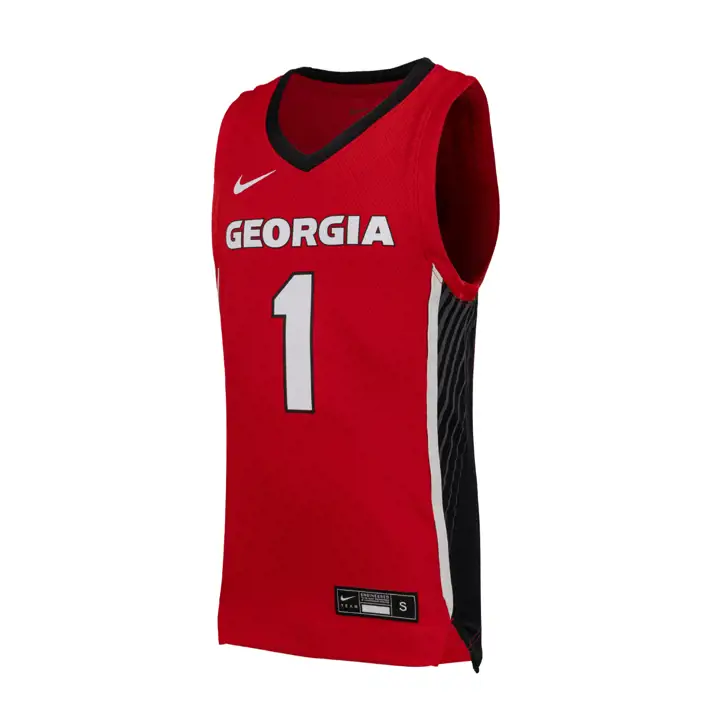 Maillot de Basket Junior Replica NCAA Georgia Bulldogs Rouge
