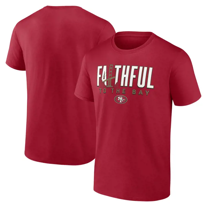 T-shirt Fanatics Hometown San Francisco 49ers 24 ROUGE