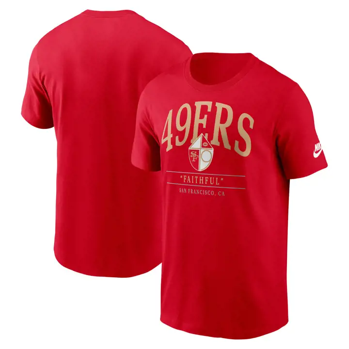 T-shirt Nike Local Pack San Francisco 49ers manches courtes 24 ROUGE
