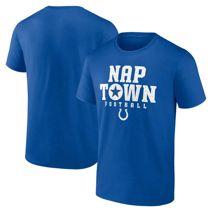 T-shirt Fanatics Hometown des Colts d'Indianapolis 24 BLEU