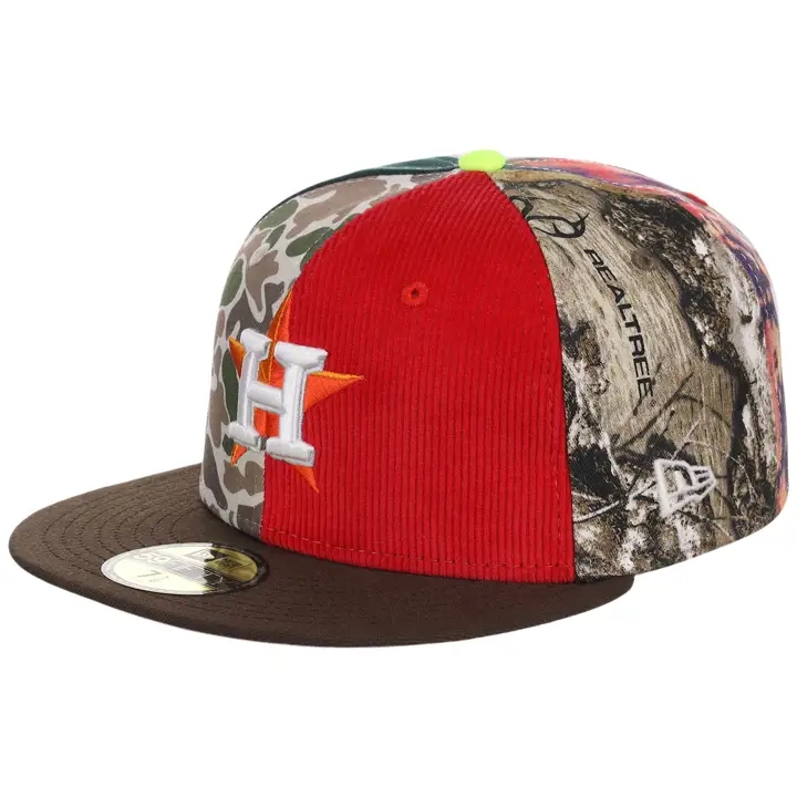 « Astros MLB x Chase B « What The » 59FIFTY Multicolore/Flanelle/Rose »