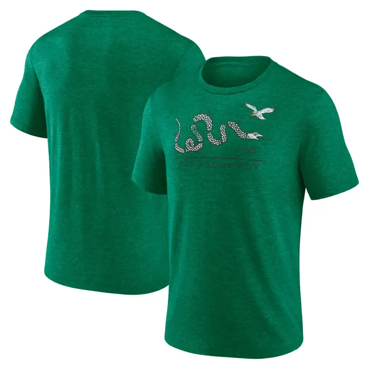 T-shirt vert Philadelphia Eagles Fanatics Hometown Passing