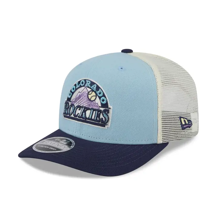 Colorado Rockies MLB NEW ERA HR HUES 9SEVENTY TRUCKER lbl