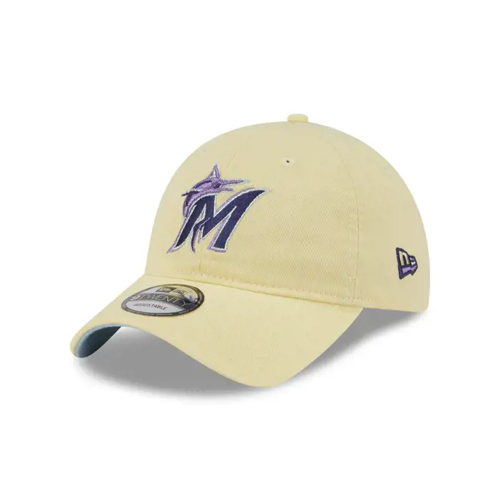 Miami Marlins MLB NEW ERA HR HUES 9TWENTY jaune