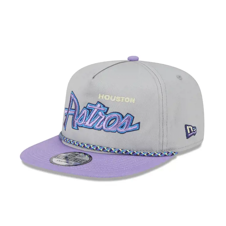 Houston Astros MLB NEW ERA HR HUES 2TONE GOLFER gry/ pur