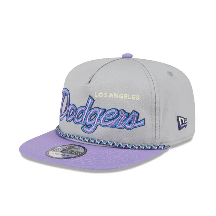 Los Angeles Dodgers MLB NEW ERA HR HUES 2TONE GOLFER gry/pu