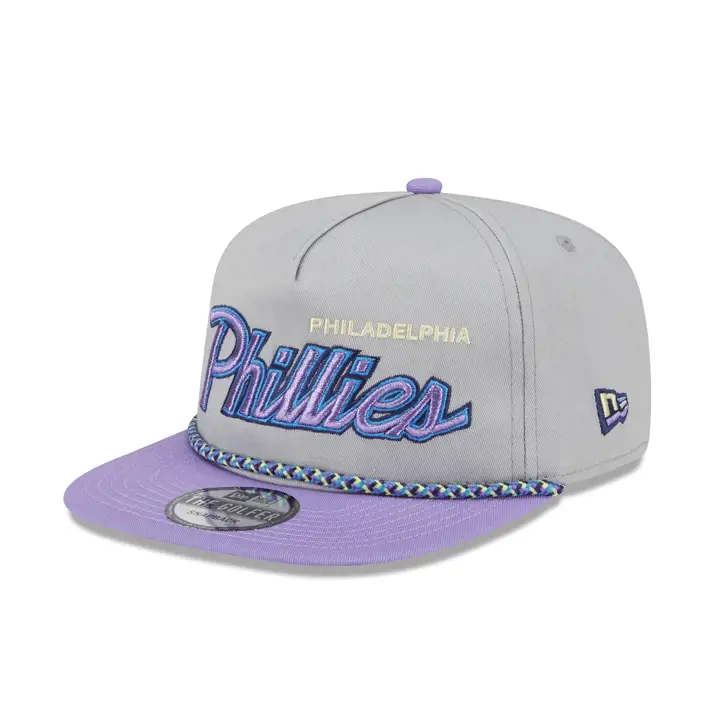 Casquette de golf NEW ERA HR HUES 2TONE Philadelphia Phillies MLB grise/