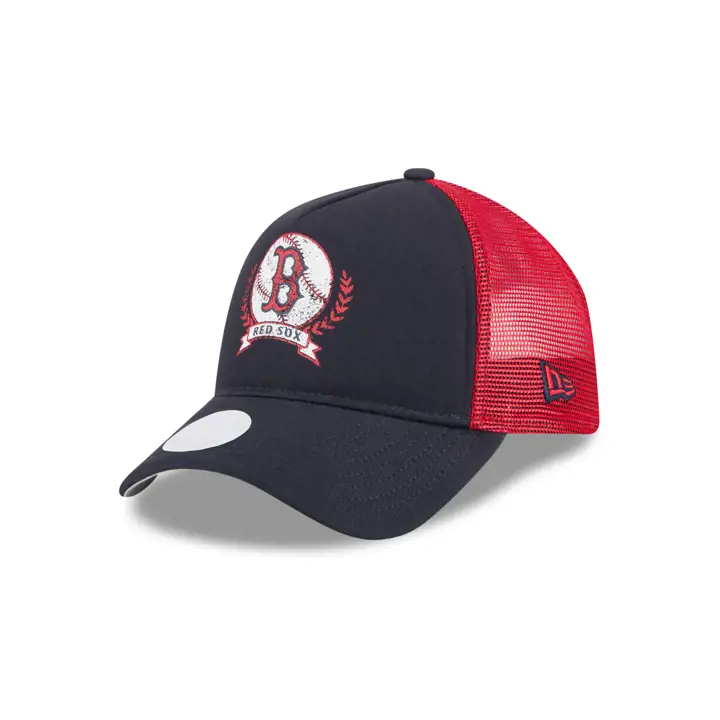 Boston Red Sox MLB NEW ERA Femme 9FORTY AF TRUCKER Marine